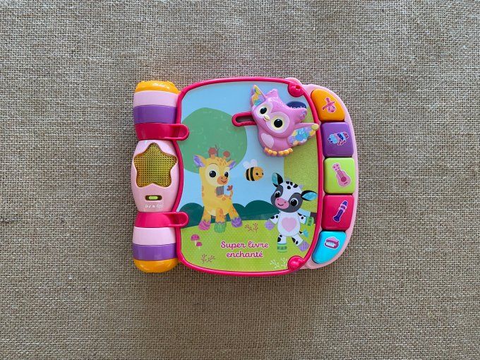 Super livre enchanté des Baby loulous rose Vtech d'occasion