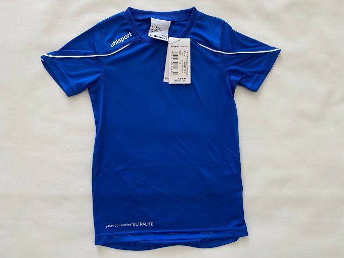 Maillot football bleu Uhlsport 6 ans Neuf avec étiquette