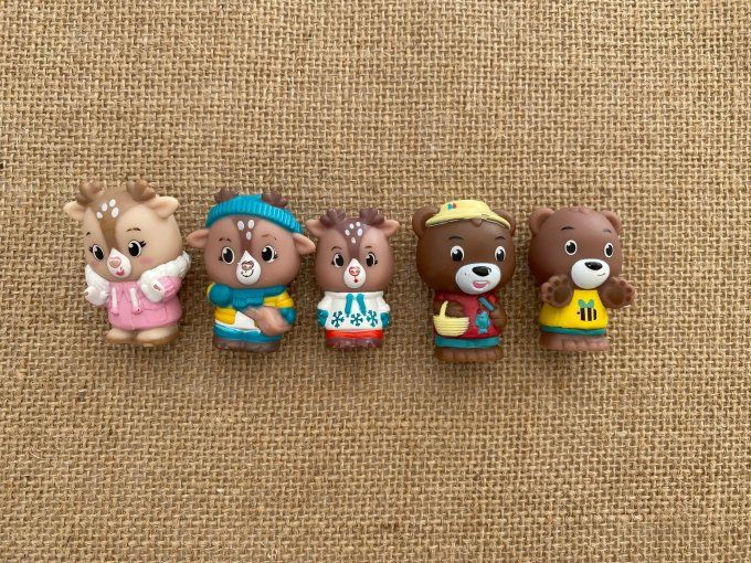 Assortiment de 5 personnages Klorofil Vulli d'occasion