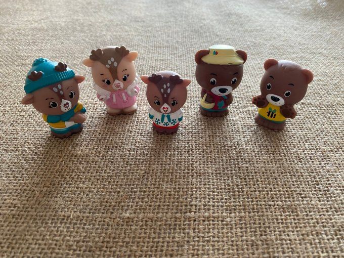 Assortiment de 5 personnages Klorofil Vulli d'occasion